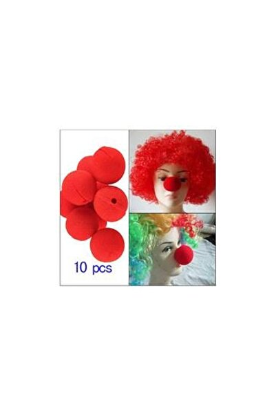 Ufuk Şaka Oyunları Merkezi 10 Adet Palyaço Sünger Burun1