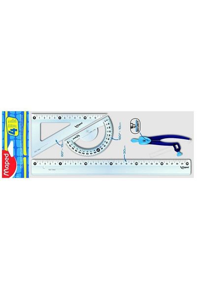 Maped 30cm Maxi Size Set of 4 with Pergels - 899218