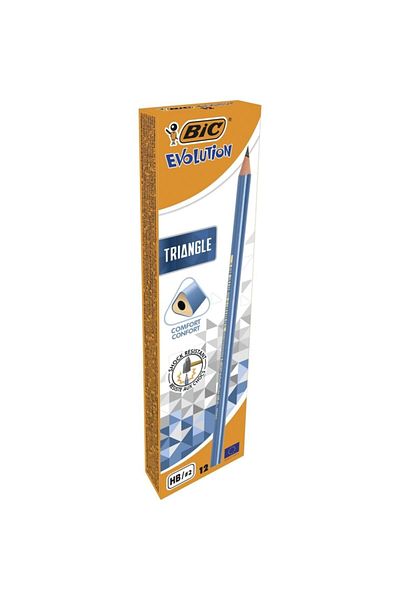 Bic Evol Triangle 12 Pieces Triangle Pencil