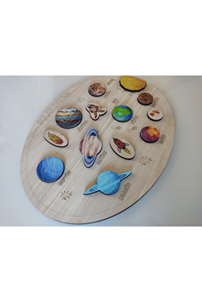 Ankebut Colorful Solar System Planets and Space Themed Puzzle