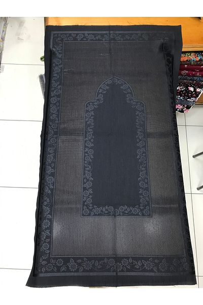 Portakal Home Akella Embroidered Smart Prayer Rug Black