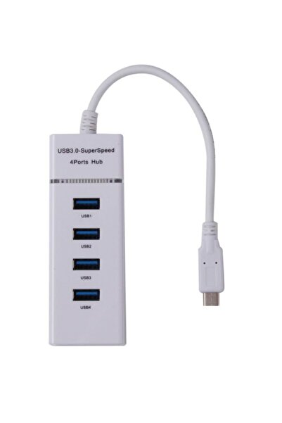 WOZLO Usb Type C To 4 Port Usb 3.0 Çevirici Hub Çoklayıcı Type-c