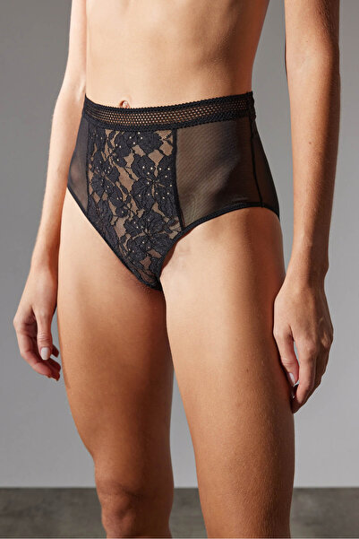 Hays Kadın Dantelli Yüksek Bel Külot