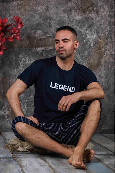 CALİA Σετ πιτζάμες με κοντομάνικο παντελόνι Capri New Season