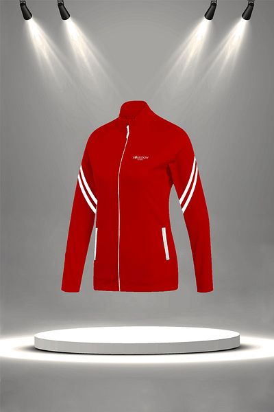 POSEIDON STORM Red Plus Size Jogging Tracksuit Set - Supra Combed, All Seasons Hiking (4Xl-10Xl)