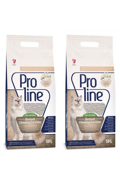 Pro Line Proline Aloe Vanilya Kokulu Ince Tane Topaklanan Kedi Kumu 10 Lt X 2 Adet