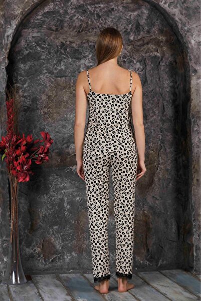 CALİA New Season Women's Pegasus Fabric Pajama Set - Rope Strap