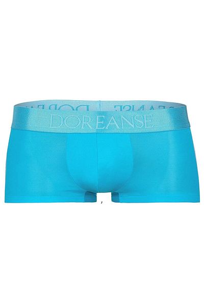 Doreanse Men's Turquoise Polyamide Mini Leg Sports Boxers 1589