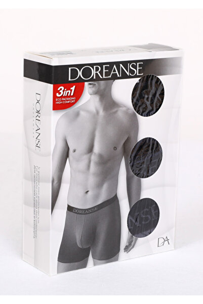 Doreanse Men's Brand 3-Piece Boxers with Waistband 1743