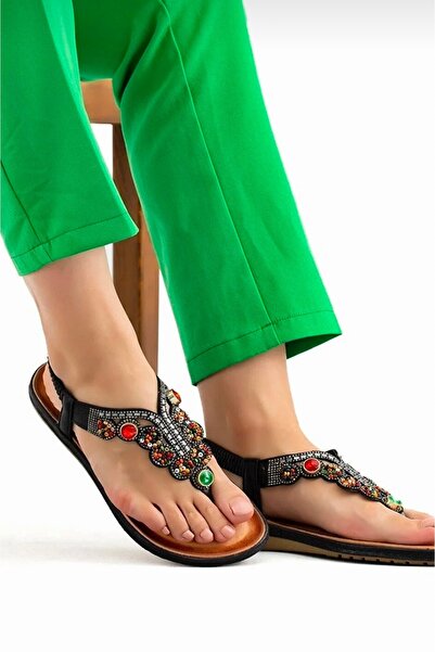 Guja Kadın Ithal Taşlı Parmak Arası Sandalet