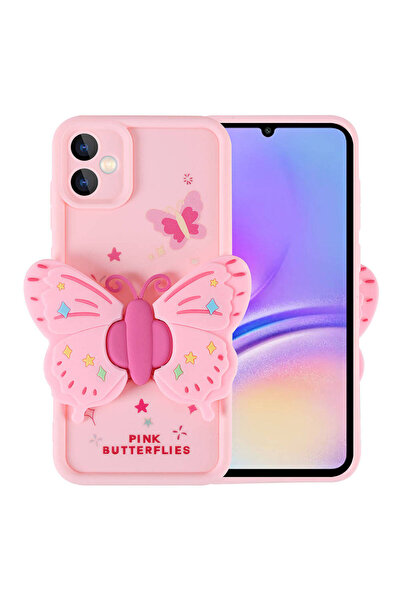 AQUA AKSESUAR Galaxy A05 Kılıf Kamera Korumalı Figür Tasarımlı  Renkli Kapak