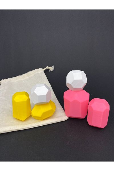 Root Made Organic Stacking Balance Blocks - Fine Motor Skill and Educational Montessori Toy