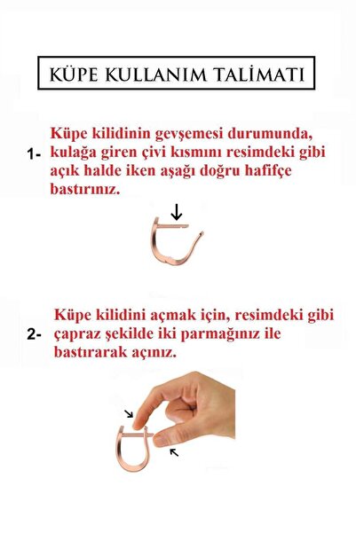 TEK TARZIM TAKI Çilek Figürlü Altın Renkli Gümüş Çocuk Küpesi Klipsli Model Mineli (2 - 8 YAŞ)