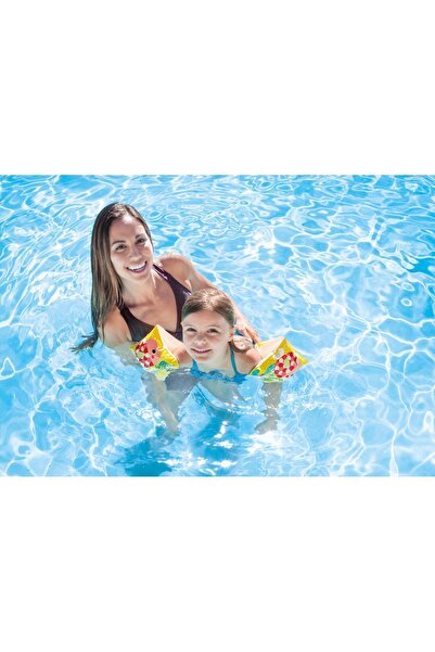 Yeşil Oyuncak عوامة نجاة للأطفال في البحر وحمام السباحة + مجموعة أكمام قابلة للنفخ للسباحة للأطفال من سن 3 إلى 6 سنوات