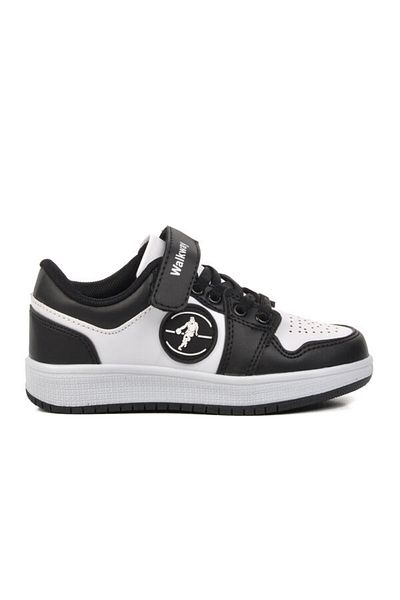 WALKWAY Boy's Black and White Sneakers - Sloga