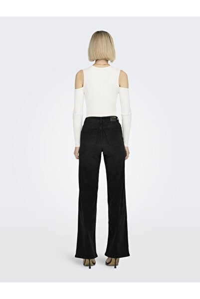 ONLY Weit Geschnitten Jeans Onlmadison Hohe Taille Weiter Beinschnitt Jeans