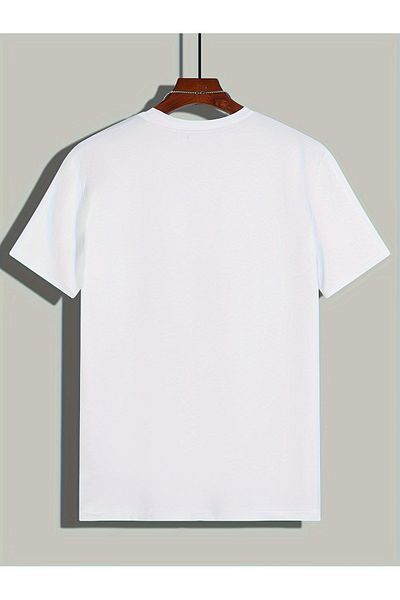 Let's Wear Ανδρικό μπλουζάκι με στάμπα Los Angeles Crew Neck Premium