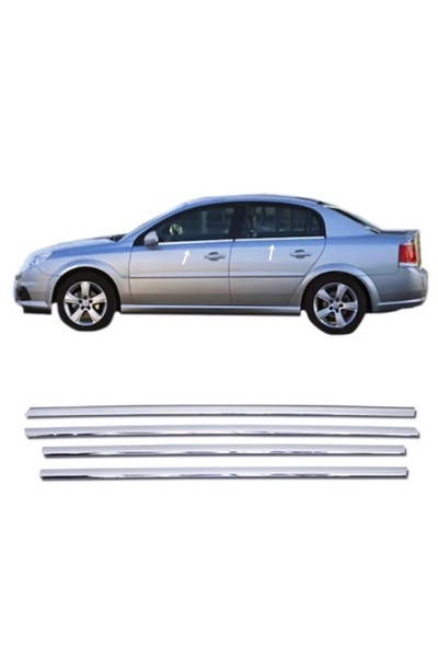 MYTUNİNG Opel Vectra C Krom Cam Çıtası 2004 Üzeri 4prç