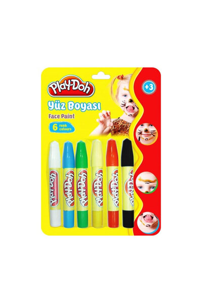 Play Doh Play-doh Yüz Boyası 6 Renk Play-yu001