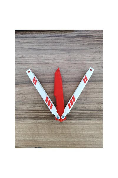 GENCAX فراشة تدريب باللونين الأحمر والأبيض