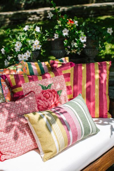 Vanelli Home Çizgili 30x50 cm Dikdörtgen Kırlent Kılıfı