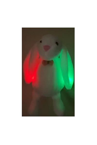 Sole Led Lighted, Sleeping Companion Long Ear Bunny Plush Rabbit 65cm