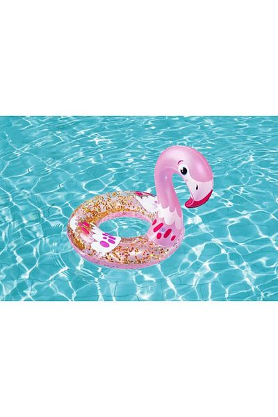 BESTWAY Silvery Animal Head Bagel 61 Cm Kugu Flamingo - 36306
