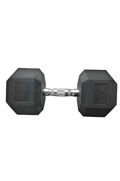 Rebuwo Hex Dambıl 27.5 KG 1 Adet Altıgen Dambıl Hex Dumbbell