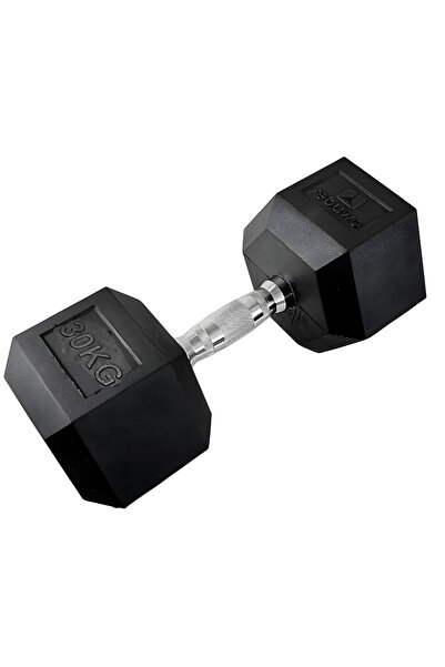 Rebuwo Hex Altıgen Kauçuk Kaplı Dambıl 30 kg 1 Adet