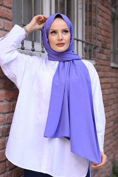 Stella Eşarp Women's Lilac Medina Silk Shawl