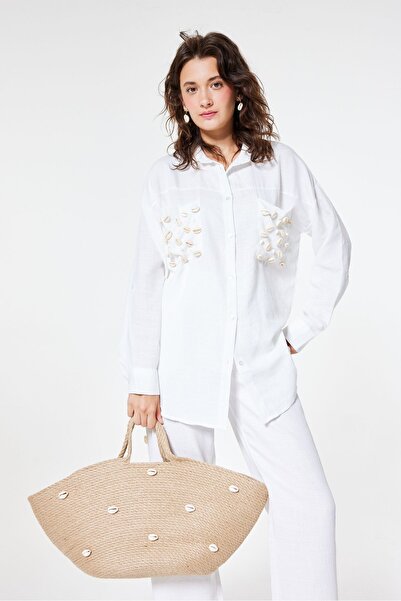 TUSSMADE Sea Shell White Shirt