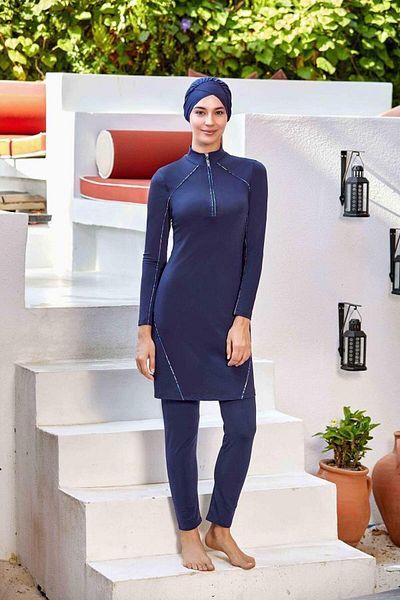 Adasea 4544 Μοντέλο Lycra Hijab Μαγιό