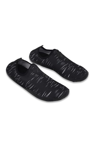 BLACK DEER Hayal Black-white Multi-Purpose Beach and Sea Shoes
