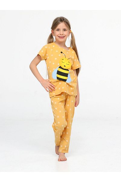 Casabony Set de pijamale pentru fete Bee Polka Dot