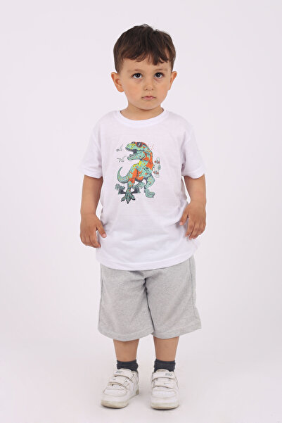 armicem Trenduqie Динозавр Принт Літній Комплект для Хлопчиків - 100% Бавовна...