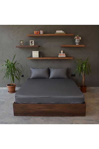 Yuvam Double Cotton Satin Sheet Set