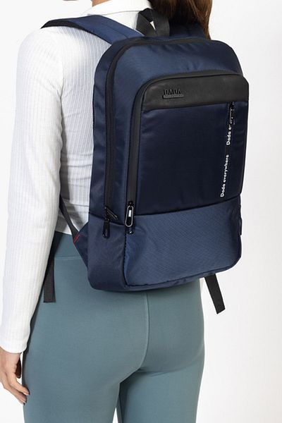 Case Club Σακίδιο πλάτης 14 και 15,6 ιντσών Laptop Navy Blue Slim - Apple Mac Huwaei HP Lenovo Xiaomi με θήκη