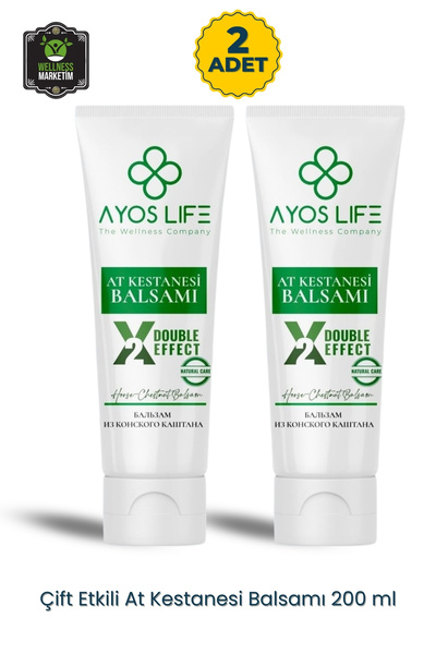 Ayoslife Çift Kat Etkili At Kestanesi Masaj Jeli 200 ml X2 Adet
