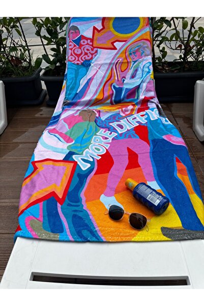 WALLHANG Renkli Plaj Havlusu-75x150 cm