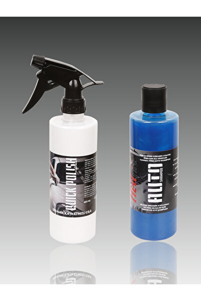 hellfireeu Seramik Katkılı Hızlı Cila(400ml) ve Kostiksiz Oto Şampuan(450gr)