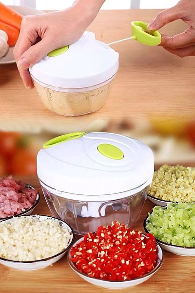 Global Ersat 3-Blade Fast Vegetable Chopper - Rondo with String