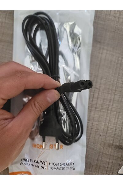 KAYTERM HOME Yüksek kalite Power güç kablosu 1.8 mt enerji kablosu 2 pinli ya...