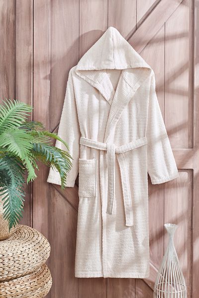 TABEA HOME Karya Large Size Hooded Bathrobe Cotton - Oversize
