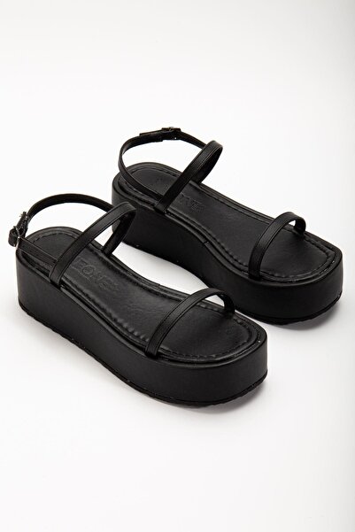 Aymood 861-1027 Чорні жіночі сандалі - на підборах