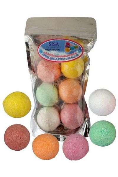 SİSA Cosmetics Professional Moisture Bomb for Manicure and Pedicure Pack of 6
