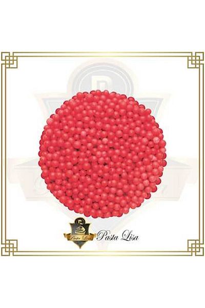 lisapastacılık 2mm Beads Candy and Dragee - 90g Red