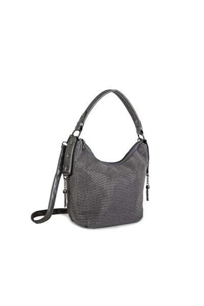 bundle island Geantă de umăr pentru femei cu detalii din piatră