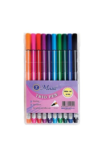 Generic Brand Calişık 10 Pack - Pen Trio Pen S6504-10C