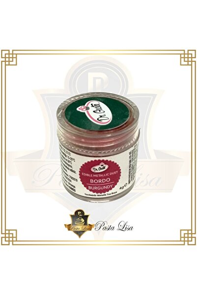 lisapastacılık Dr.gusto Yenilebilir Metalik Toz Boya 4gr - Bordo