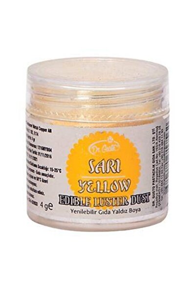 lisapastacılık Dr.gusto Yenilebilir Metalik Toz Boya 4gr - Sarı
